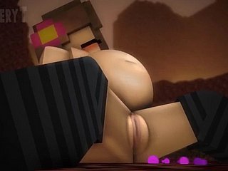 وہ بہت پر کشش ہے!! slipperyyt کی طرف سے اعلی معیار کے Minecraft فحش