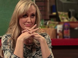 Dziki duża breasted aureate przechwala Nympho o drodze ona fucked