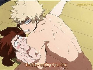 Bakugo Academia سے Uraraka بھاڑ میں جاؤ
