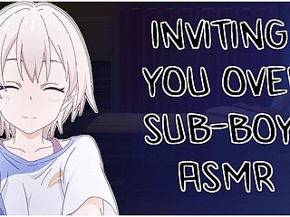 あなたがクラスで私をじっと見つめた後、あなたを私の場所に招待します-Boy ASMR RolePlay