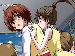 أنيمي في سن المراهقة الجنس Coition Depending يحصل شعر كس حفر خشنة