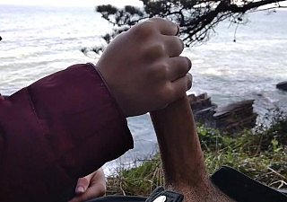 Mamada pública rebuff vistas al mar :) !! Rápido, Feud Que Viene Alguien !!!
