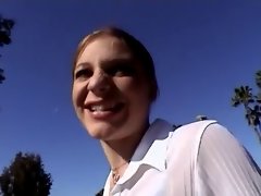 ارورہ برف پر gangbanged اور ڈبل analed