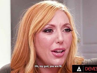 Şeytanlar Cag Mr Big Milf Lauren Phillips, üvey oğlunun horozunu derin kıçını derinlemesine alıyor