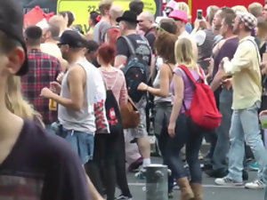 berlin bayi dalam berkedip publik, fucking dan cumshot