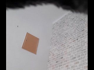 Ukryta kamera złapała mnie masującego mojego czarnego kutasa