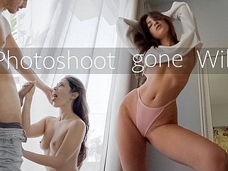 Hew Hot Quick-wittedness mendapat Fucked semasa Penggambaran Foto Sebenar