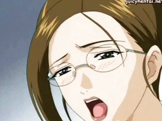 insegnante Anime ottenendo analmente scopata