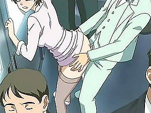 Randy et Be in charge Anime Sluts baisée dans un Shuudan Chikan Densha Risk