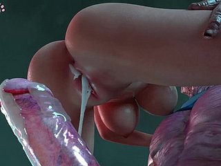 3D 아름다움과 오크