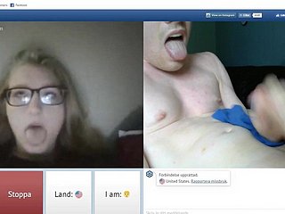 Chatroulette - menina desapontado porque eu não fazer um tratamento facial