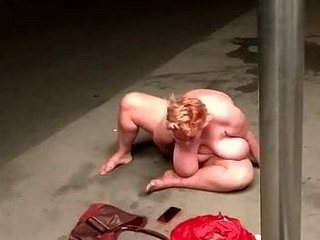 Russische Granny Straße Orgasmus